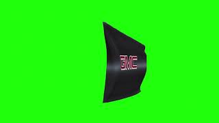 flag of GMC car brand green 1 screen video 2021