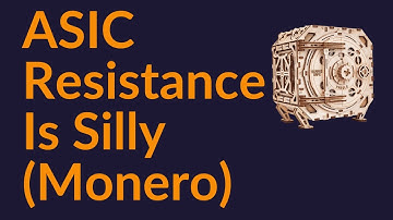 "ASIC Resistance" Is Just Plain Silly (Bitcoin vs.  Monero)