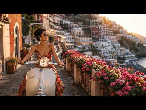 Italian Deep House 2026 🇮🇹 | Vespa Sunset Ride | Amalfi Coast Vibes