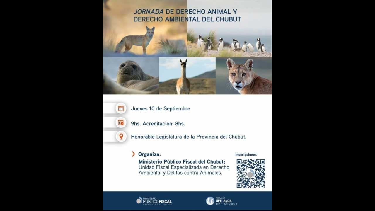 Jornada de Derecho Animal y Derecho Ambiental del Chubut - Legislatura Chubut