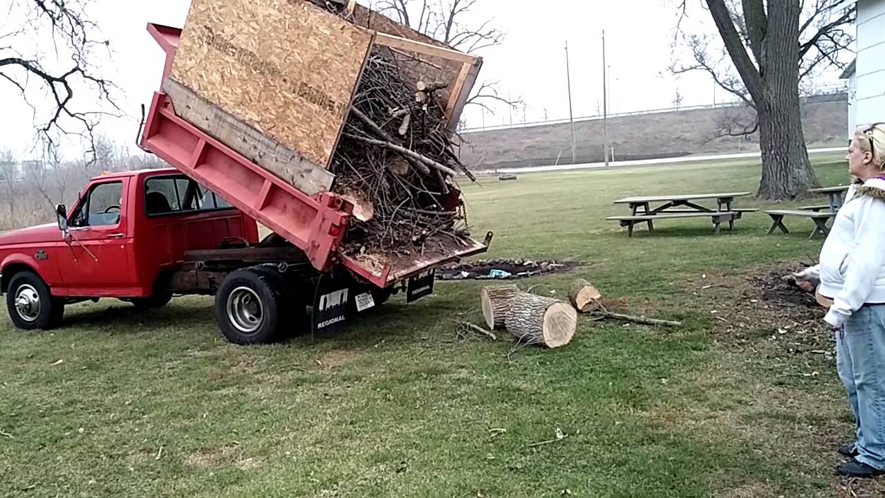 Dumping wood YouTube