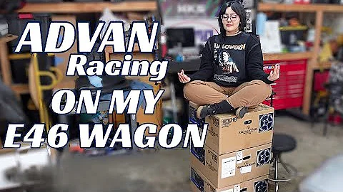 ADVAN RACING TC4 ON MY E46 WAGON + WAGON UPDATE