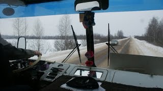 На ЛиАЗ-677 от Конаково до Дубны (Парома)