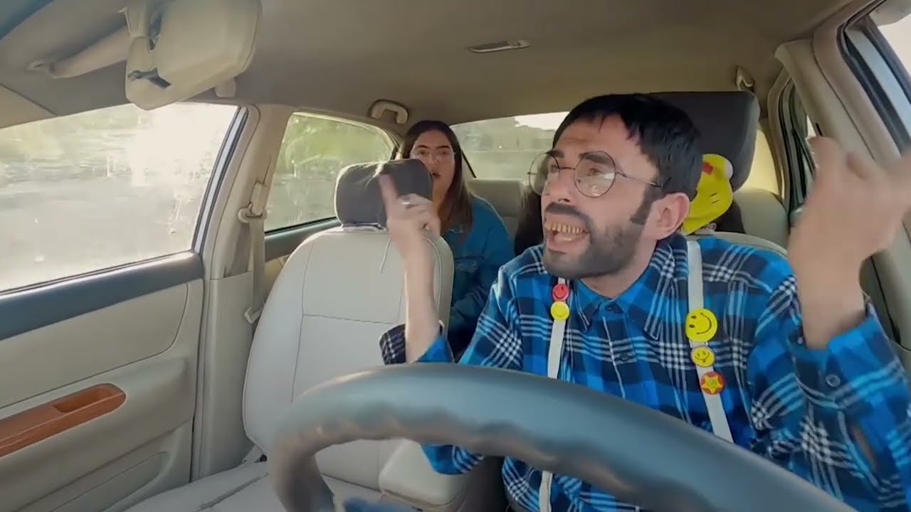 مقلب جديد مع ابراهيم السمان في الكريزي تاكسي | رخم على الزباين | صريخ ضحك 😂😂😂