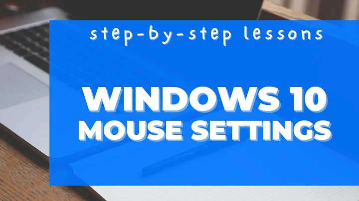 Step-by-step Lessons. Mouse settings. Windows 10 mouse settings  Left handed?  Mouse flying across?