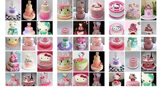 Hello Kitty 🎂 cake decorating ideas photos collection  unique designs, Birthday cake for baby girl