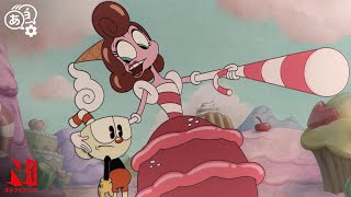 Sugarland and Baroness Von Bon Bon | The Cuphead Show! | Clip | Netflix Anime screenshot 4