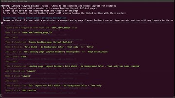 Varbase 8.8.0 Automated Functional Acceptance Testing Terminal View