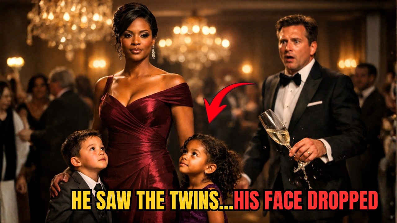 Black Woman Took Her Twins to a Charity Gala She Was Invited To By Her Billionaire Ex