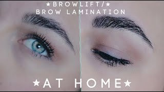 AT HOME BROW LAMINATION - BROWLIFT