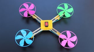 How To Make Drone At Home - Mini DC Motor Drone