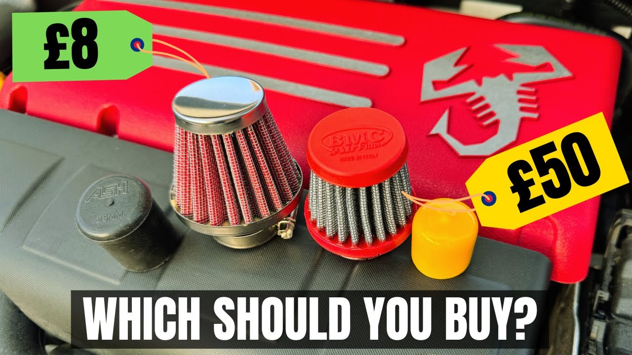 BMC vs eBay Abarth 595 Pop Off Filter - Install and Sound Comparison