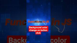 Change Background Color on Button Click Using JavaScript | Easy Tutorial #viral #trending  #shorts