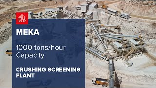 1000 TPH Limestone Crushing Plant