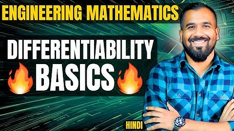 Differentiability Explained in Hindi l Engineering Mathematics Series