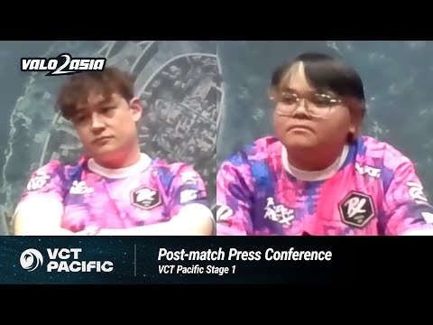 Paper Rex (GEN vs. PRX) 2025 VCT Pacific Stage 1 Post-Match Press Conference