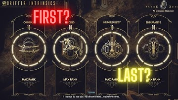 Duviri Intrinsics, which first? | Warframe Duviri Paradox