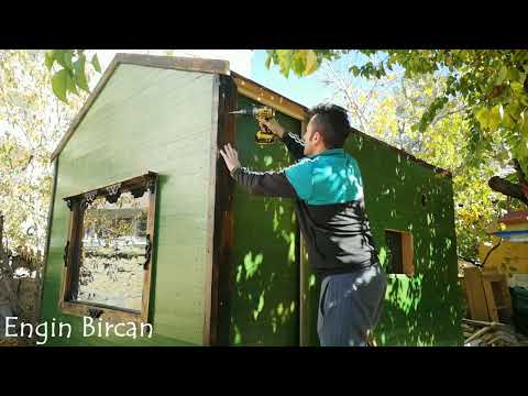 The Wooden Cabin / Wooden hut / He worked alone for 7 days and built a wooden house / Shed (Part 3)
