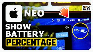 How To Show Battery Percentage on MacBook NEO (Mac OS Guide)