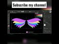 SKETCHUP IT | Illustrator Tutorial design a Cool Wings | illustrator tutorial #Short #ytshort