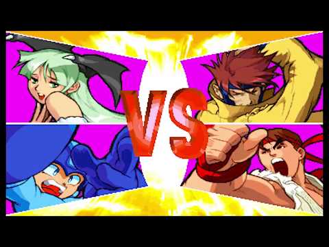 Marvel vs Capcom 1 ( Arcade ) - Megaman / Morrigan Playthrough ( Apr 25, 2018 )