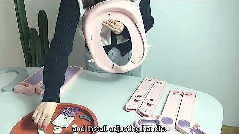 BABY POTTY TRAINING SEAT WITH STEP STOOL LADDER INSTALLATION VIDEO