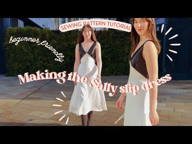 navy blue dress for baby girl Simone Slip Dress + Camisole Pattern