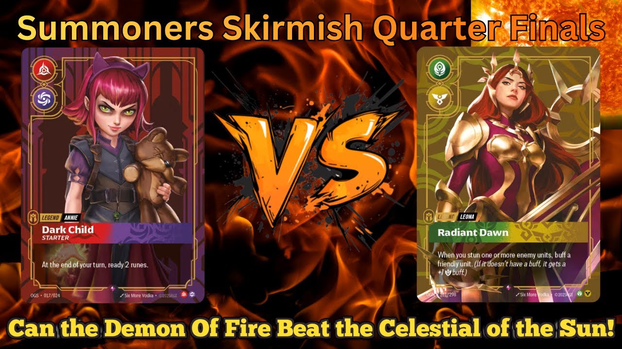 Четвертьфинал турнира Summoner's Skirmish Communitea Gaming: Энни против Леоны!