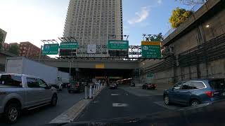George Washington Bridge GW Lower Roadway Driving From Manhattan New York NYC to NJ New Jersey   4K