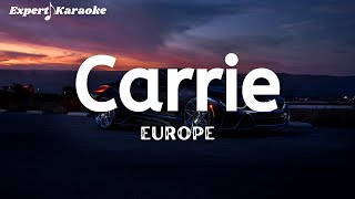 Europe - Carrie (Karaoke Version)