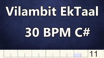 Vilambit Ektaal Tabla LOOP | विलंबित एक ताल तबला लूप | BPM 30 C# | Anhad kirtan