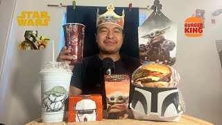 ASMR Burger King Mandalorian Meal Mukbang 