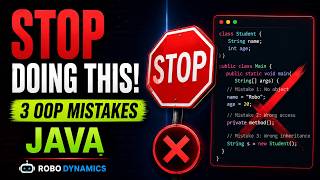 OOP Concepts in Java — 3 Mistakes Every Beginner Makes About Class & Object | Java Full Stack