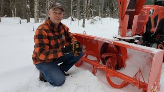 646 Does Your SnowBlower Stall Your Tractor? I Can Help. Kubota LX2610 & LX2980 Snow Blower 4K