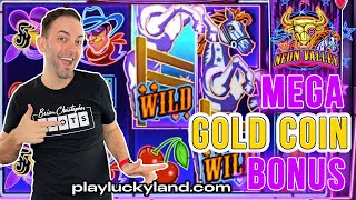 No Horsing Around! 🐴 MEGA GC Bonus ⇨ Neon Valley 💡 LuckyLandSlots.com screenshot 1