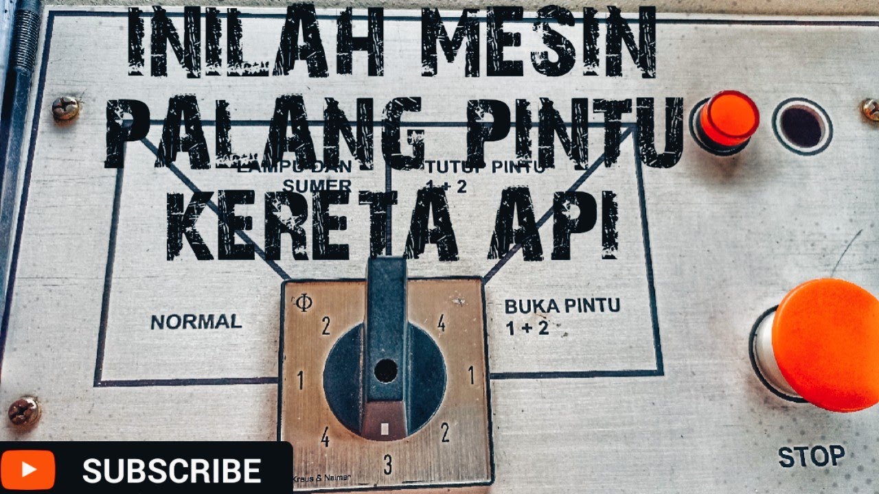 Inilah mesin palang pintu kereta api