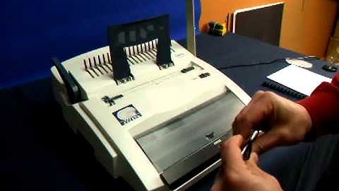 SircleBind CW-4500 Wire andamp; Comb Binding Machine from Sircle Corp.mp4