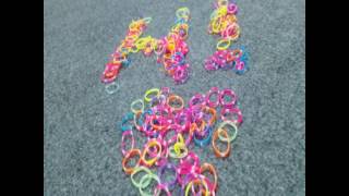 how to make zebra fish bracelet#loombands&hook