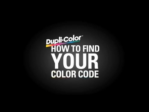 Duplicolor Paint Shop Color Chart