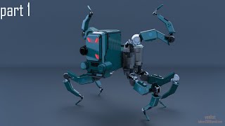 Houdini modelling Tutorial 18 || Cyberpunk 2077 Robot modelling in Houdini 18 Tutorial Part 1
