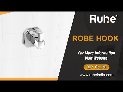 RUHE Stainless Steel Robe Hook Unboxing | बाथरूम टॉवल रोब