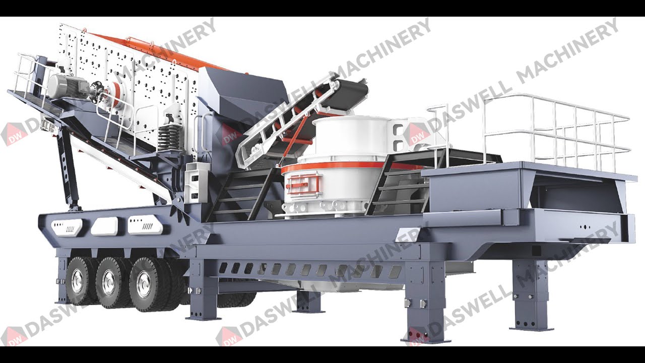 New Update mobile crushing plant/мобильная дробильная установка