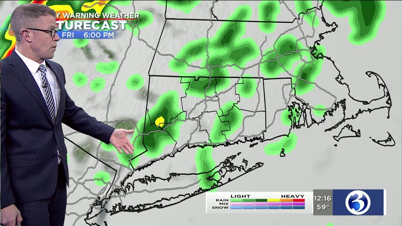 FORECAST: Rain to close out end of week - YouTube