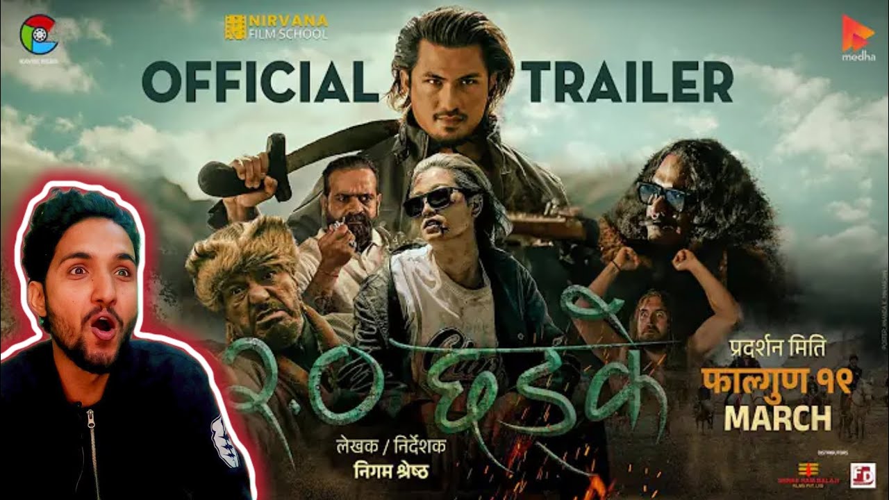 2.0 Chhadke | Official Trailer- 2023| REACTION VIDEO| Anmol Kc | Robin ...
