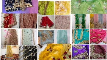 net dupatta design ideas। dupatta collection। #beautiful dupatta design।#trending #viral #youtube