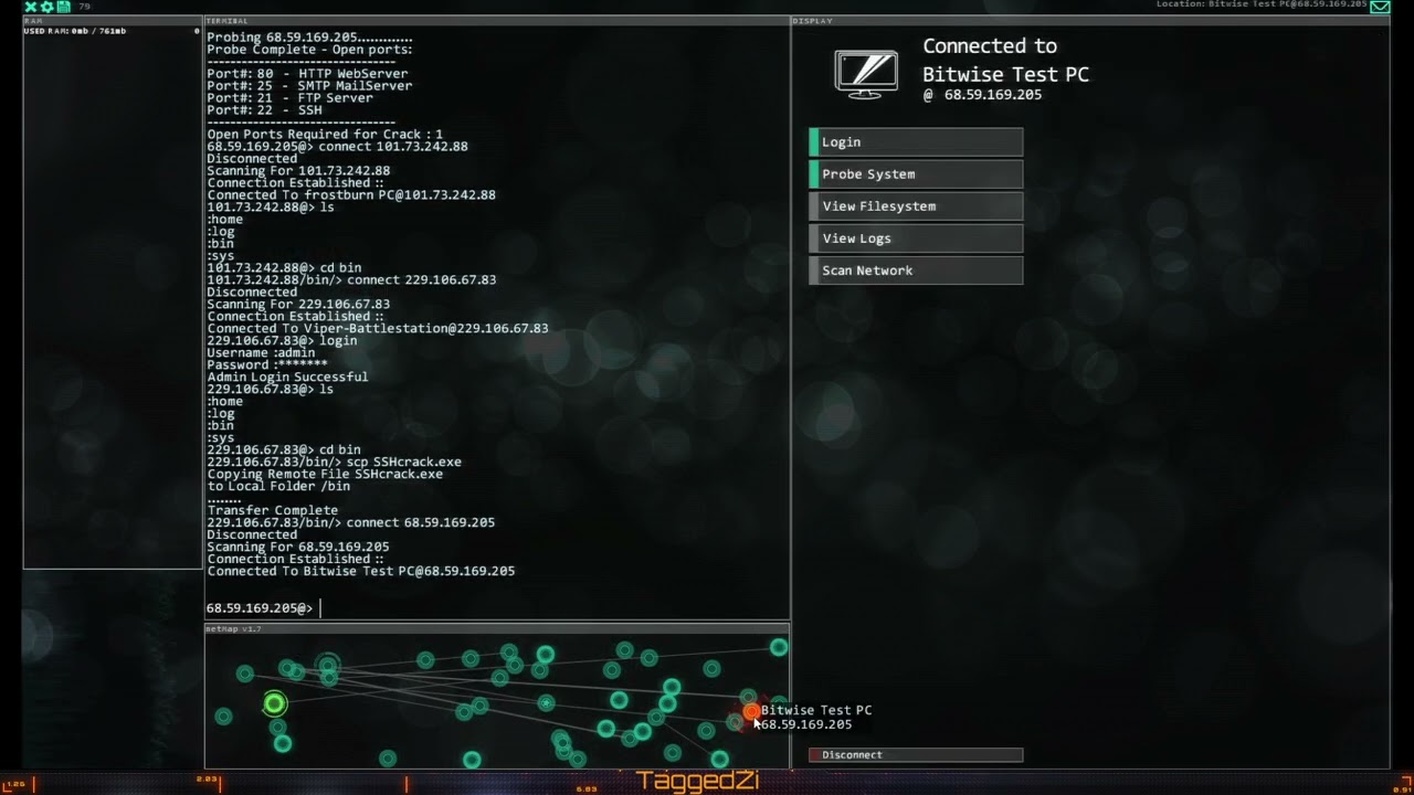 Hacknet - How to open SSH port 22 - YouTube