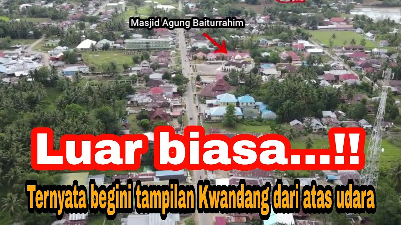 Wow...!! Ternyata begini tampilan Kec. Kwandang dari atas udara  ||  Kwandang, 22 Okt 2021