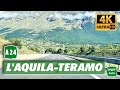 4K | Autostrada dei Parchi A24 | L'AQUILA - TERAMO