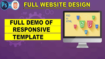 Full Demo of Responsive Template |Psd to Html #1