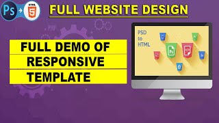 Full Demo of Responsive Template |Psd to Html #1